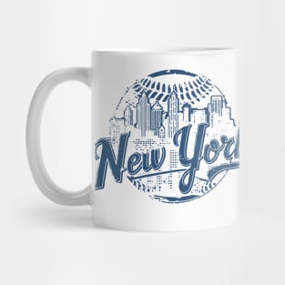 Baseball Newyork skyline The iconic buildings and cityscape Mug